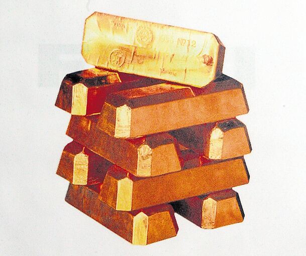 Das Türschild der Ermittlungsgruppe Gold. (Archivbild)
