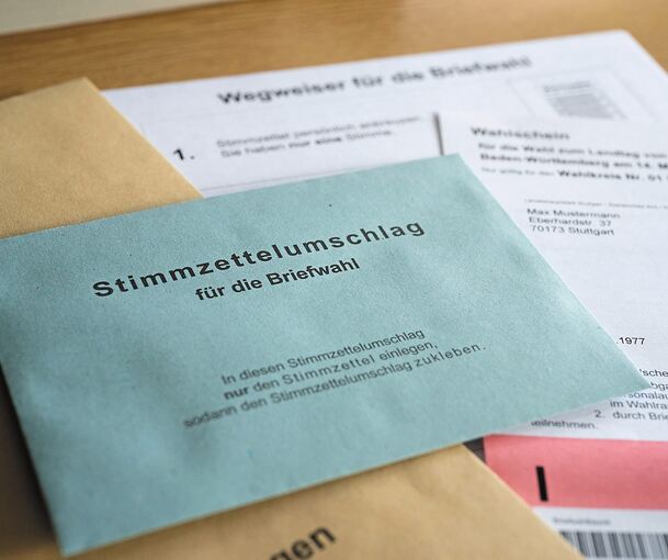 Deutlich mehr Menschen als vor fünf Jahren nutzen bei der Landtagswahl die Abstimmung per Brief. Foto: Sebastian Gollnow/dpa