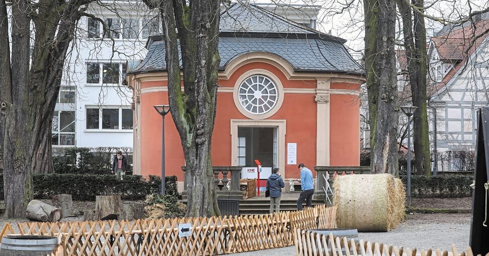 Die neue Teststelle in Ludwigsburg ist im Pavillon des Ratskeller-Gartens hinter dem Rathaus untergebracht. Foto: Ramona Theiss