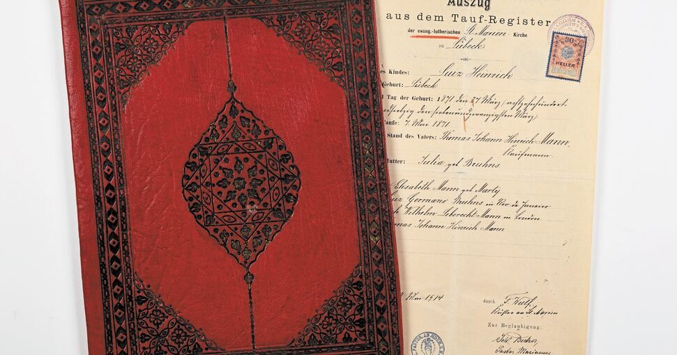 Spuren des Kolonialismus: Der Tauf-Register-Auszug von Luiz Heinrich Mann. Fotos: DLA, privat