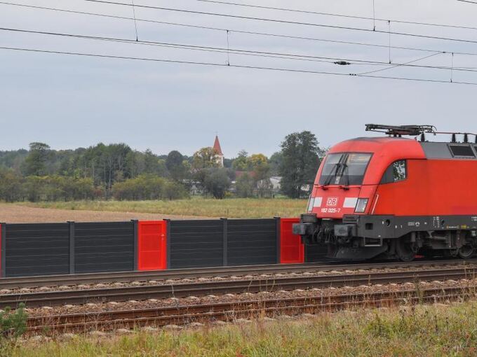 Lärmschutz bei der Deutschan Bahn