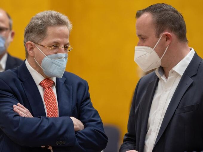 Hans-Georg Maaßen und Christian Herrgott