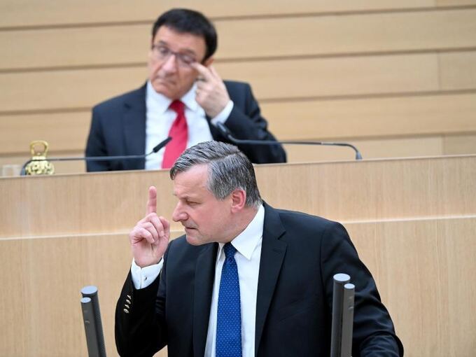 Hans-Ulrich Rülke spricht im Landtag