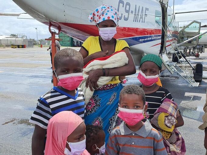 Flüchtlinge in Mosambik
