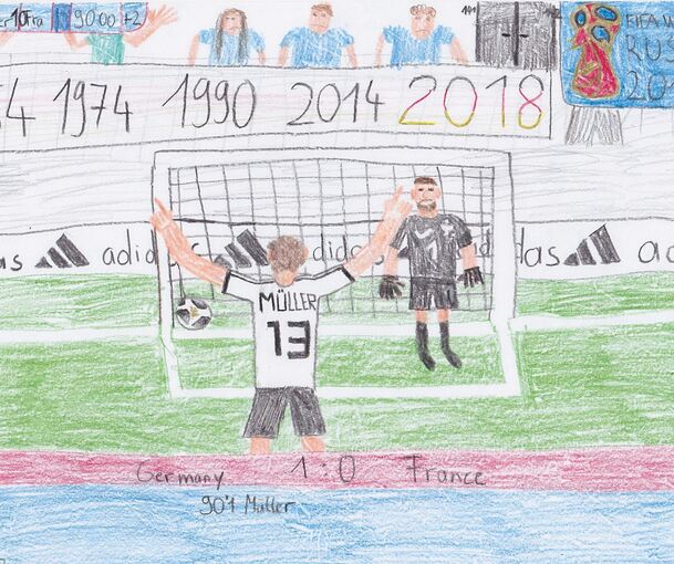 Mitmachaktion: Kinder malen die Fußball-EM