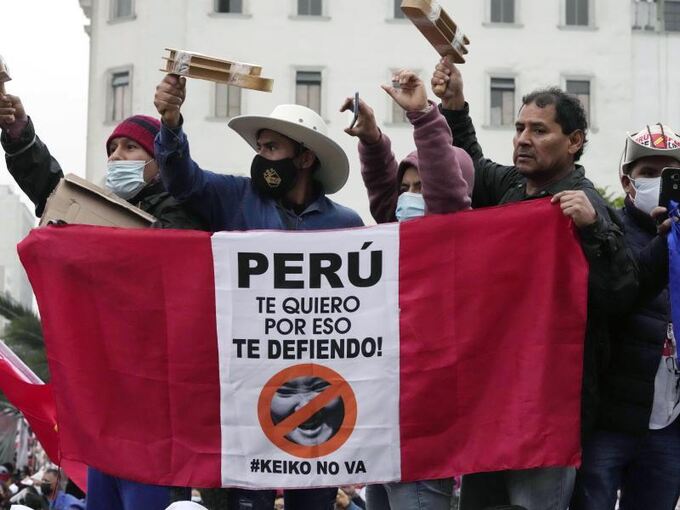 Demonstration in Lima Demonstration in Lima