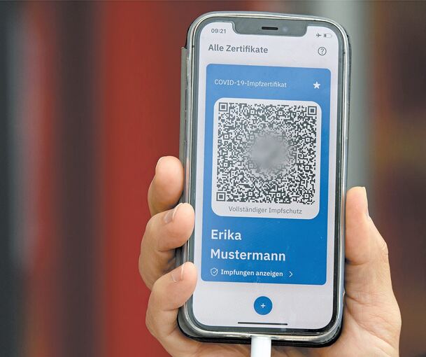 Der digitale Impfnachweis hilft bei der Einreise. Foto: Soeren Stache/dpa-Zentralbild/dpa-tmn