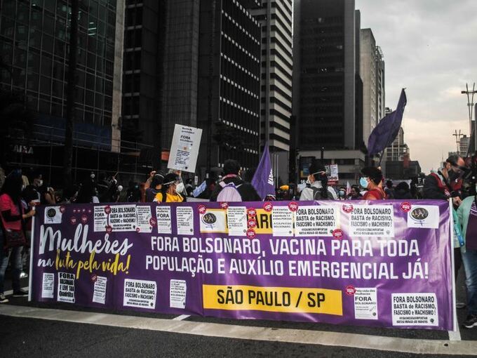 Corona-Proteste in Brasilien