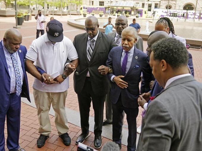 Al Sharpton und Familienmitglieder Al Sharpton und Familienmitglieder