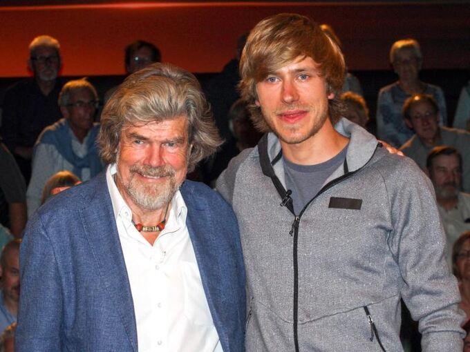 Reinhold Messner und Sohn Simon