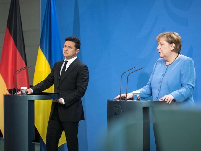 Ukrainischer Präsident Selenskyi in Berlin Ukrainischer Präsident Selenskyi in Berlin
