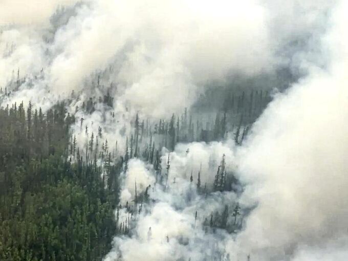 Waldbrand in Russland