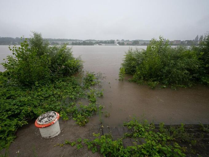 Hochwasser im Rhein