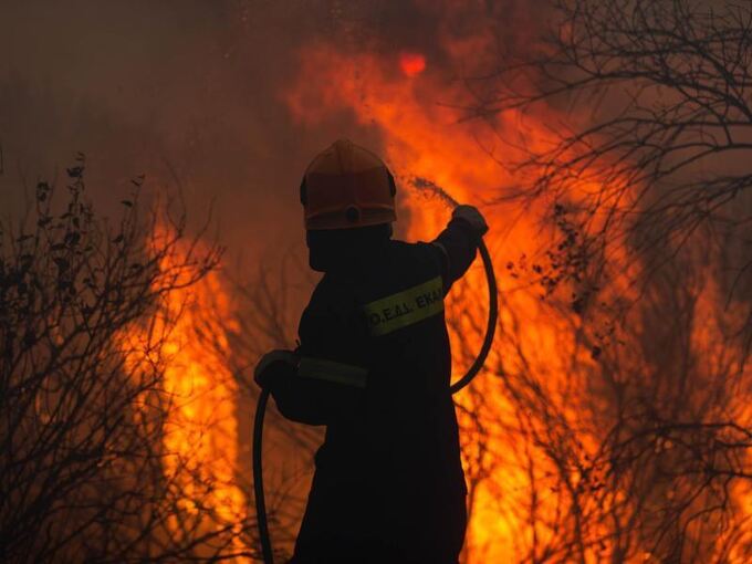 Kampf gegen die Flammen