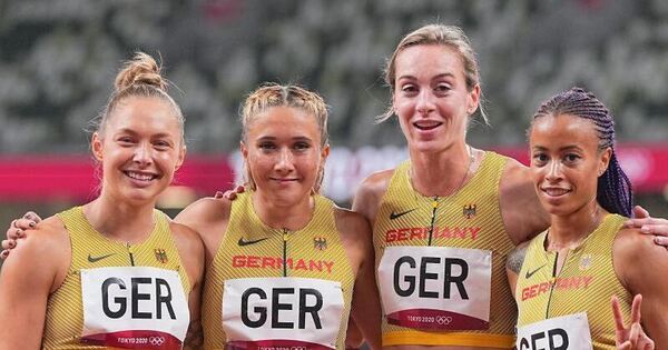Staffel Sprinterinnen Verpatzen Letzten Wechsel Sport Ludwigsburger Kreiszeitung