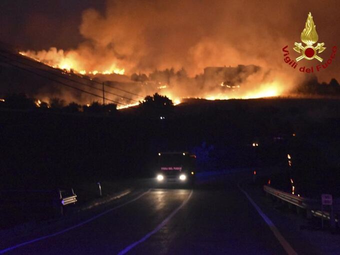 Waldbrände in Italien