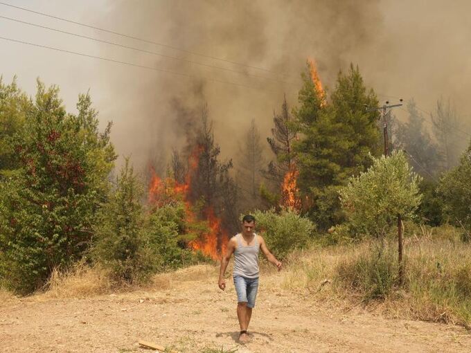 Waldbrände in Griechenland