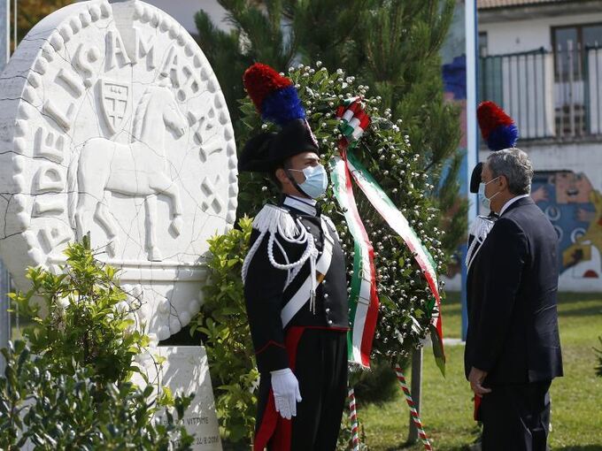 Mario Draghi in Amatrice Mario Draghi in Amatrice