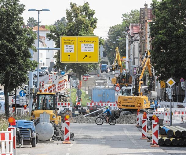 Über Jahre hinweg ist die Schwieberdinger Straße in Abschnitten saniert worden. Foto: Ramona Theiss