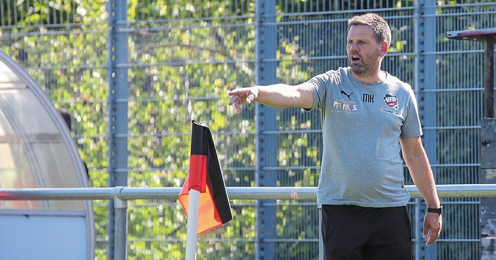 VfB-Coach Markus Koch.Foto: Baumann