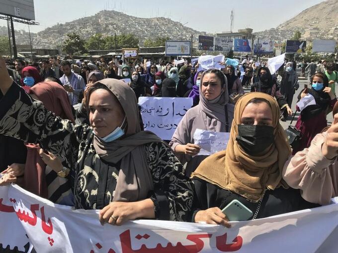 Proteste für Frauenrechte in Kabul