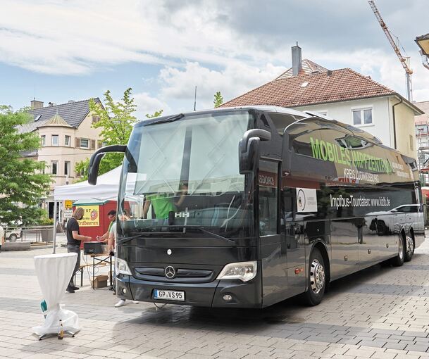 Der Impfbus hat als Impfstoff Biontech und Johnson & Johnson dabei. Archivfoto: Ramona Theiss