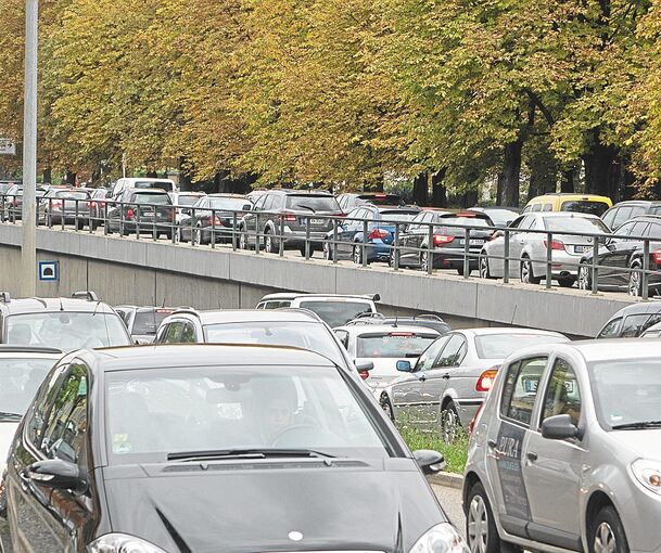 Die Zahl der in Ludwigsburg gemeldeten Autos steigt von Jahr zu Jahr.Archivfoto: Wolschendorf