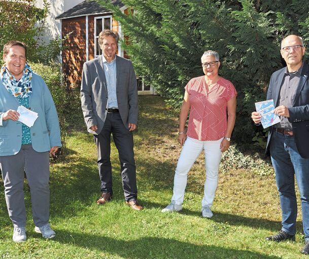 Die Organisatoren der Ehrenamtsmesse (v.l.): Katja Schottmüller-Reinle, Volker Henning, Sabine Schmidt-Kotzur, Martin Strecker. Foto: Andreas Becker