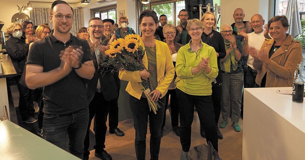 Sandra Detzer (Mitte) hat den Einzug in den Bundestag geschafft. Foto: Andreas Becker