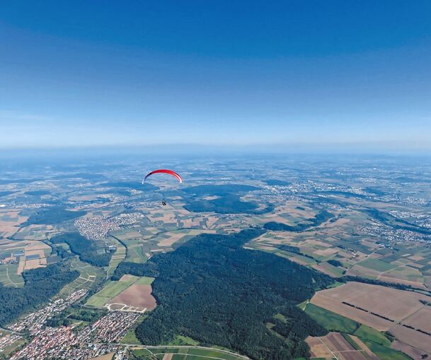 Grandioser Ausblick über den Landkreis. Foto:privat