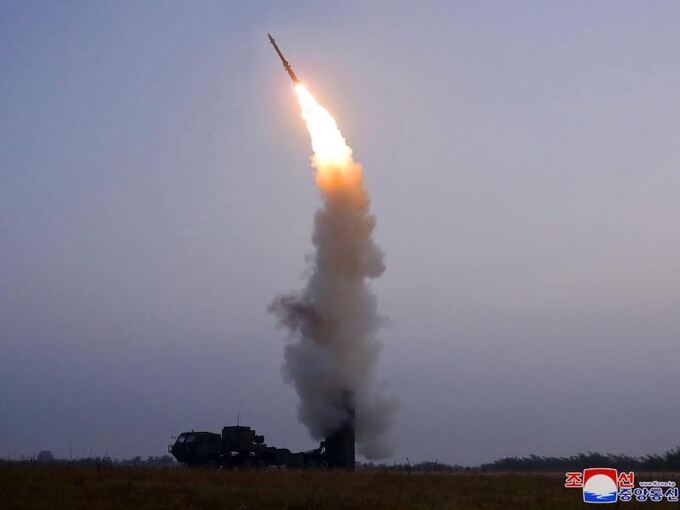 Testabschuss einer Flugabwehrrakete in Nordkorea