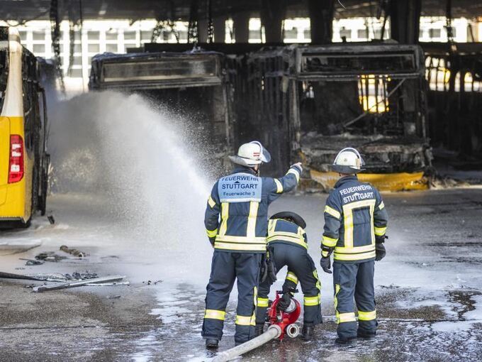 Brand im Busdepot Brand im Busdepot