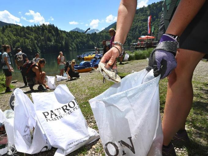 Müll in den Allgäuer Alpen