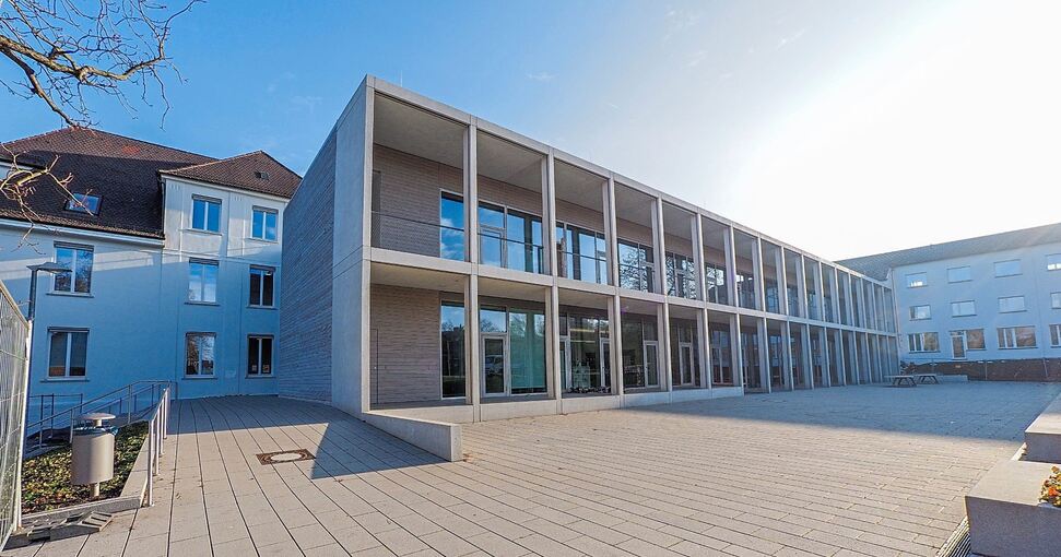 Der Neubau der August-Lämmle-Schule in Oßweil. Archivfoto: Holm Wolschendorf