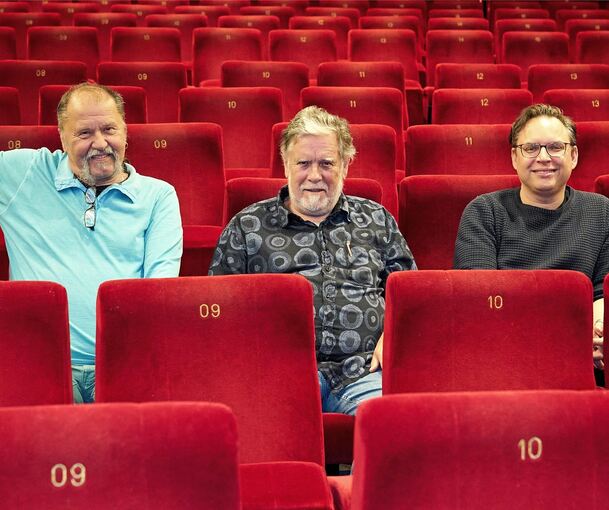Die drei Programmchefs der Blues & Boogie Night: Alf List, Wolfgang Schmidt und Alan Covic. Foto: Andreas Becker