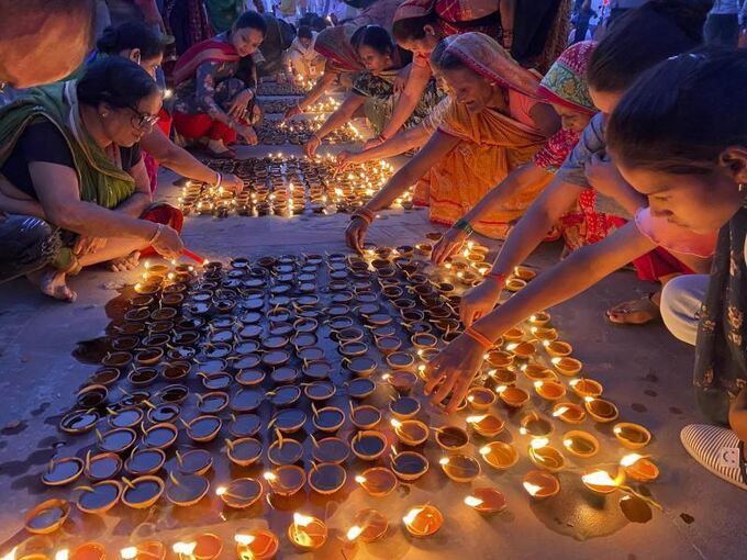 Hindu-Fest Diwali in Indien