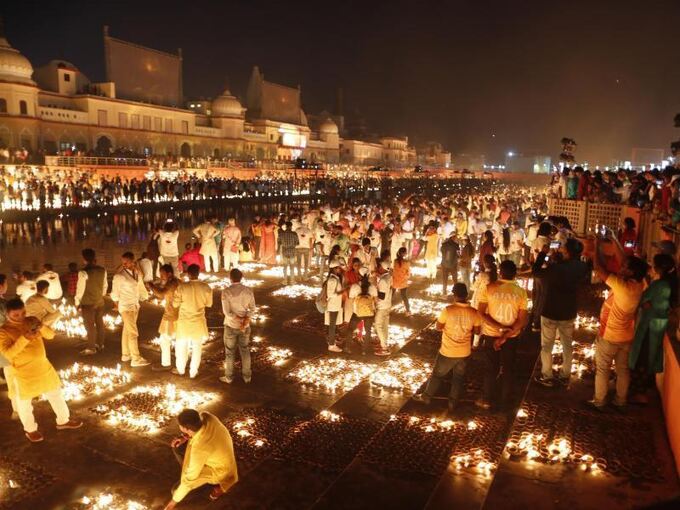Hindu-Fest Diwali in Indien