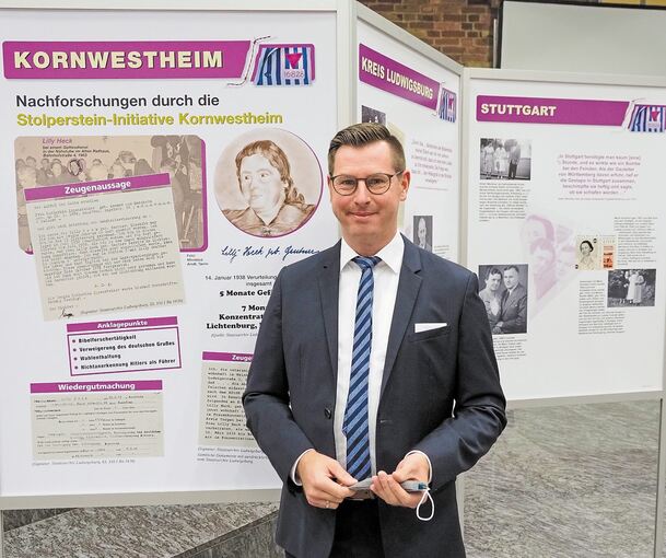 Kai Scheller von den Zeugen Jehovas in Kornwestheim.Foto: Holm Wolschendorf