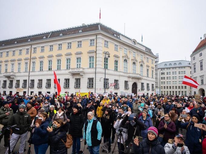 Coronavirus-Proteste in Österreich
