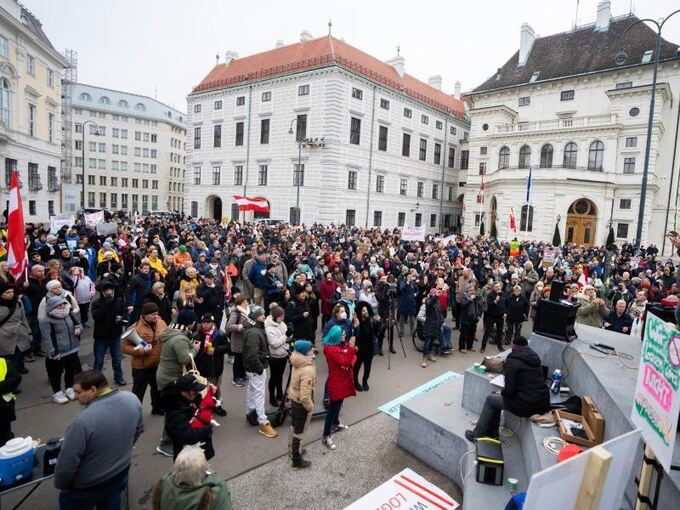 Coronavirus-Proteste in Österreich