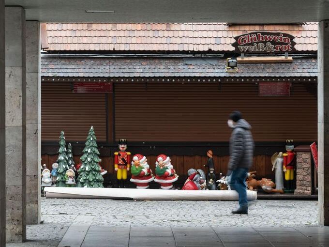 Abbau Weihnachtsmarkt Stuttgart