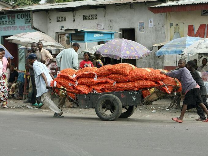 Händler in Kinshasa
