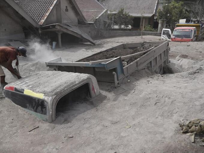 Vulkanausbruch auf Java