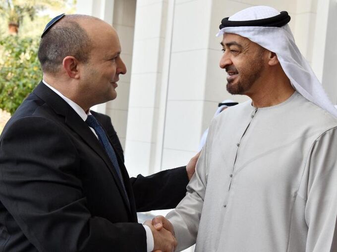 Israels Premierminister Bennett in Abu Dhabi