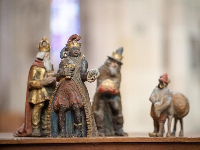 Heilige Drei Könige aus Krippe des Ulmer Münsters