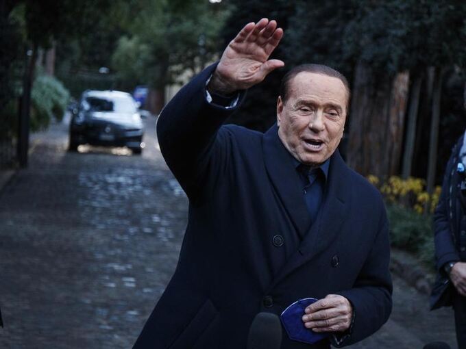 Ex-Ministerpräsident von Italien Berlusconi