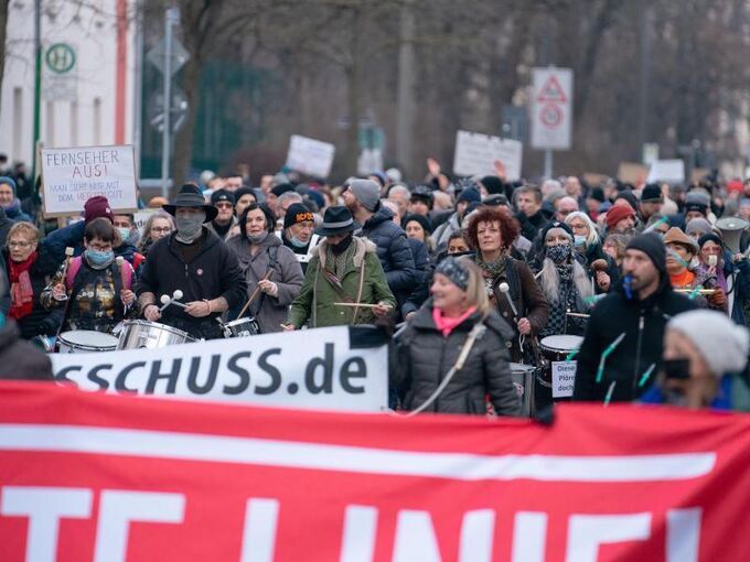 Demonstration in Fürth