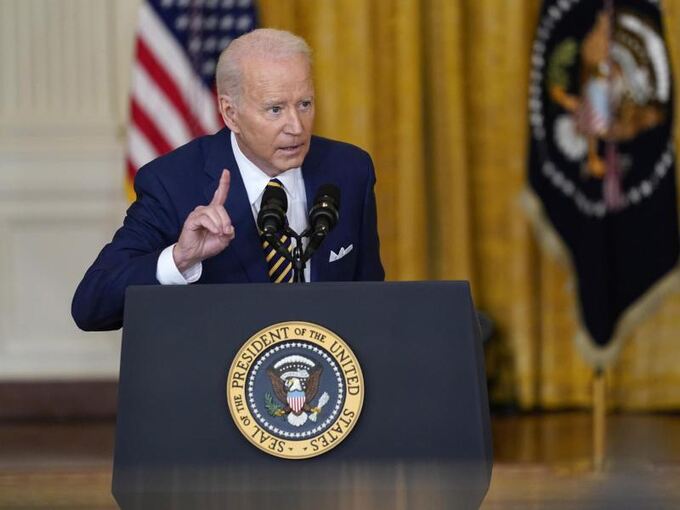 Pressekonferenz US-Präsident Joe Biden