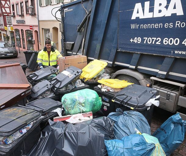 Teils chaotische Verhältnisse herrschten bei der Übernahme der Müllabfuhr durch Alba im Kreis Ludwigsburg. Archivfoto: Alfred Drossel