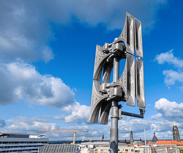 Dresden hat schon aufgerüstet: 210 dieser elektronischen Sirenen wurden installiert. Im Kreis Ludwigsburg werden aktuell sechs Kommunen gefördert.Foto: Robert Michael/dpa